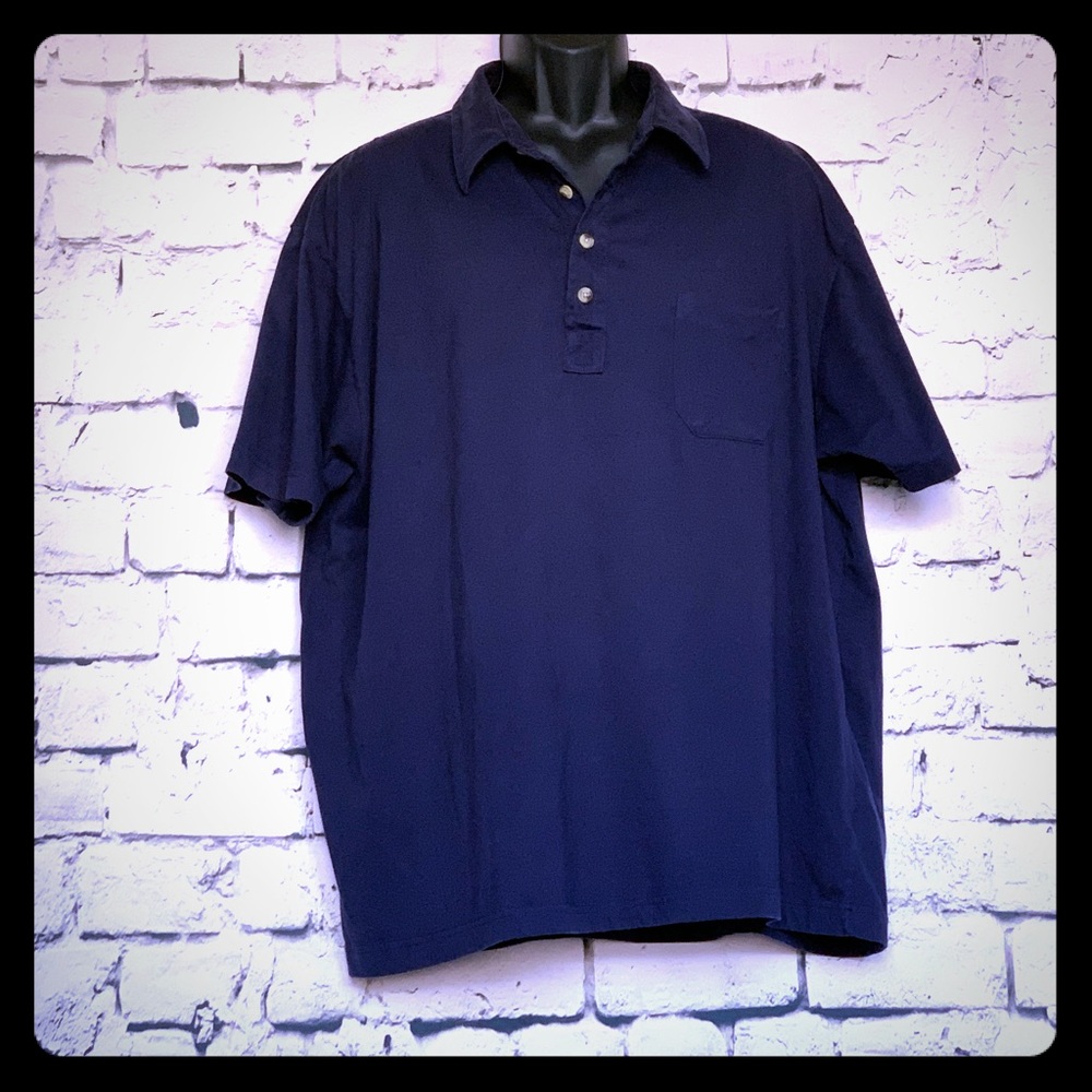 Knightsbridge Short Sleeve Polo Shirt size 4X navy